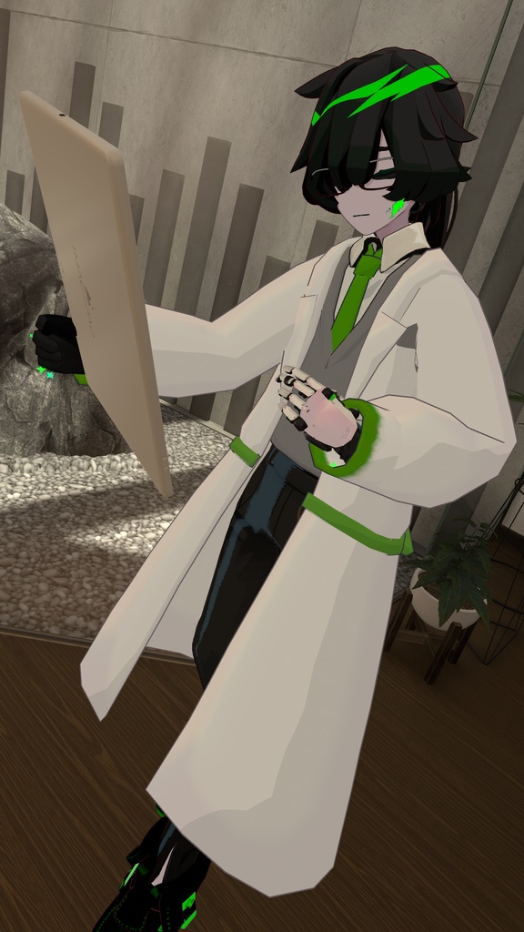 ターコイズ氏用白衣