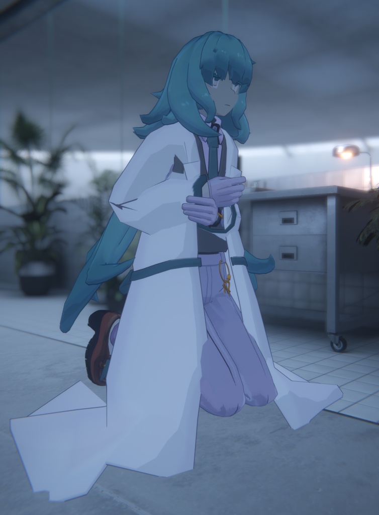 ターコイズ氏用白衣