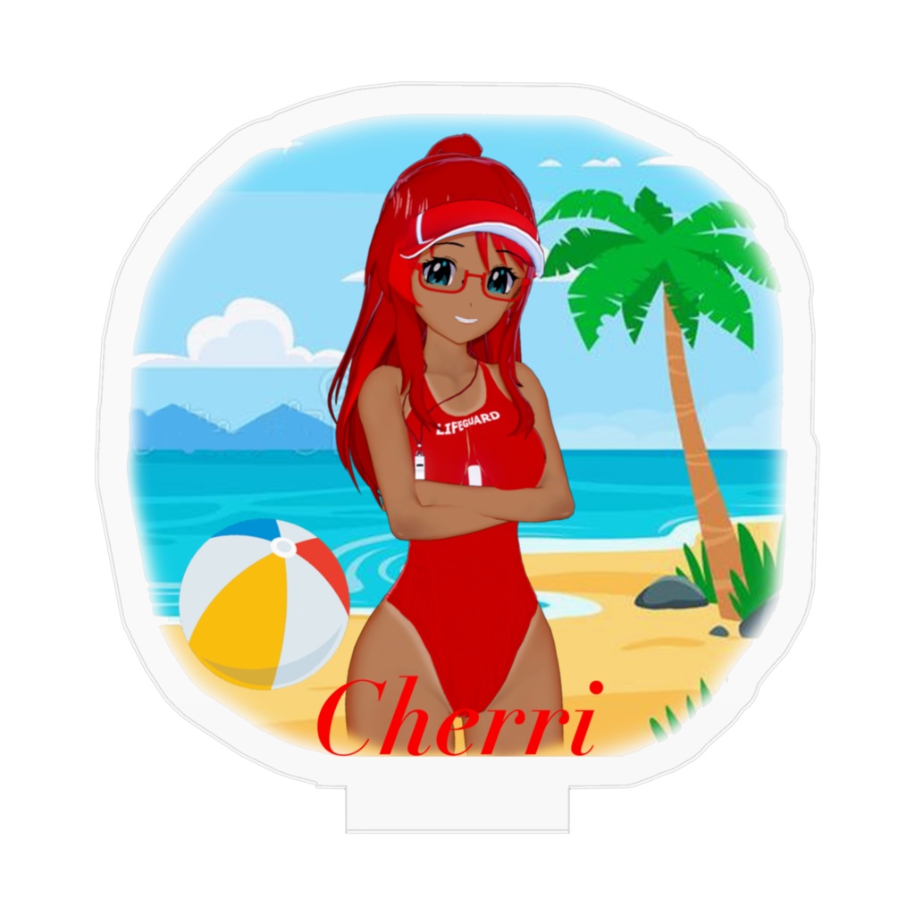 Cherri Lifeguard Series Acrylic Figure