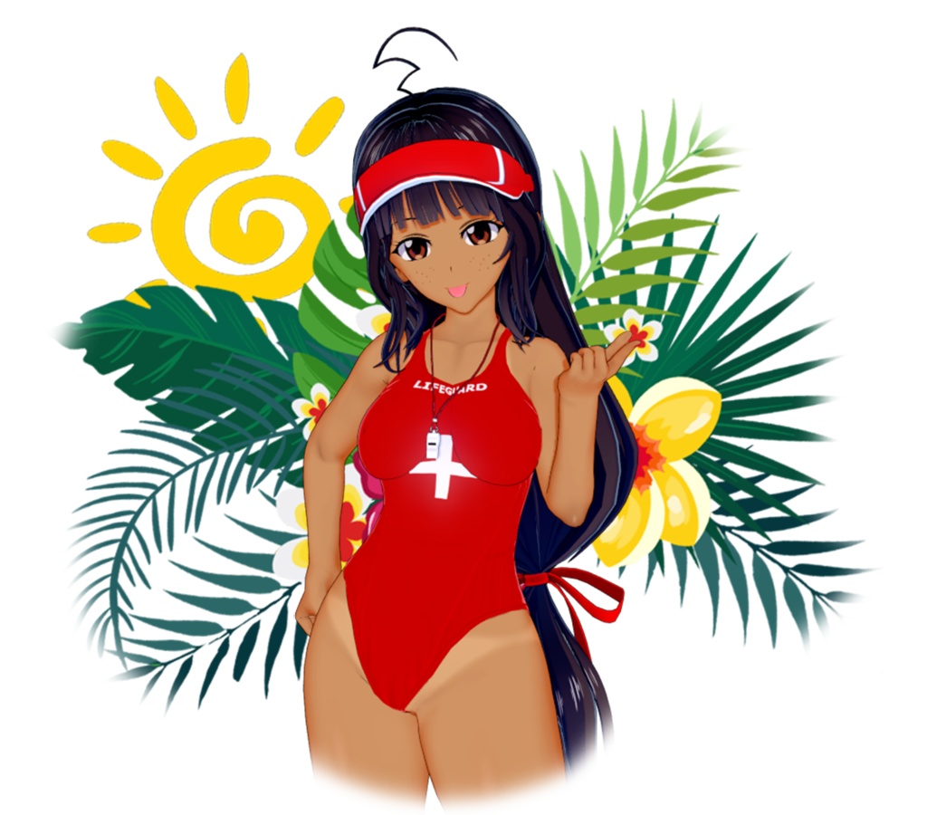 Nozomi Lifeguard Series Acrylic Figure