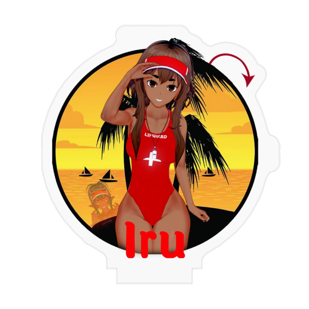Iru Lifeguard Series Acrylic Figure