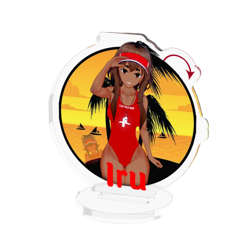 Iru Lifeguard Series Acrylic Figure