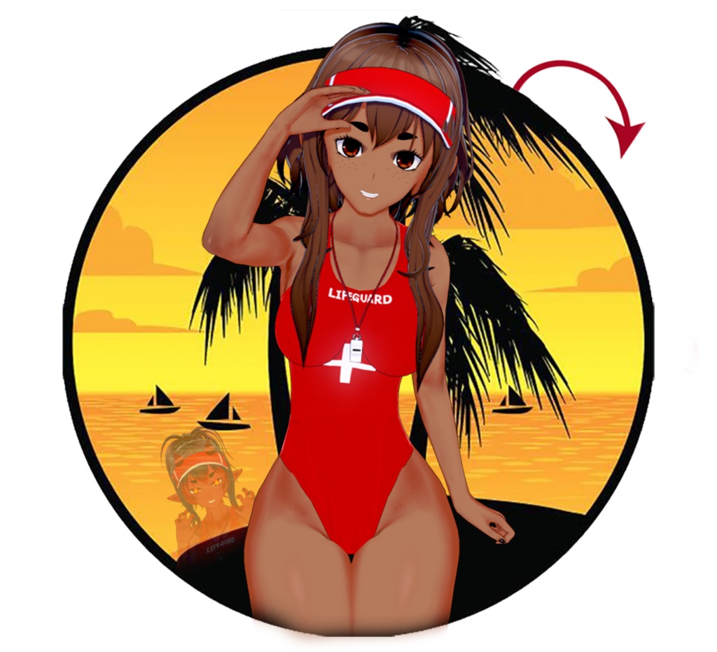 Iru Lifeguard Series Acrylic Figure