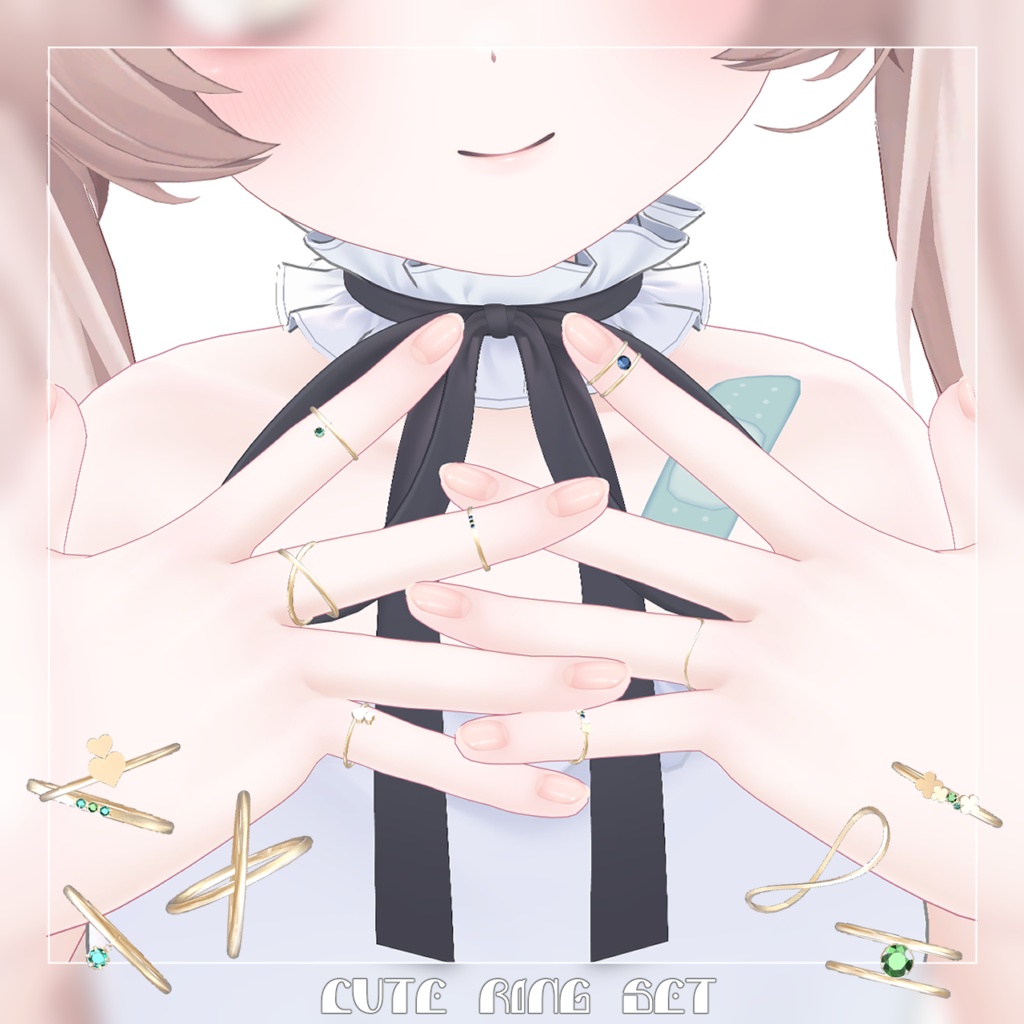 【Milfy＆Chocolat対応】♡Cute_Ring_set♡