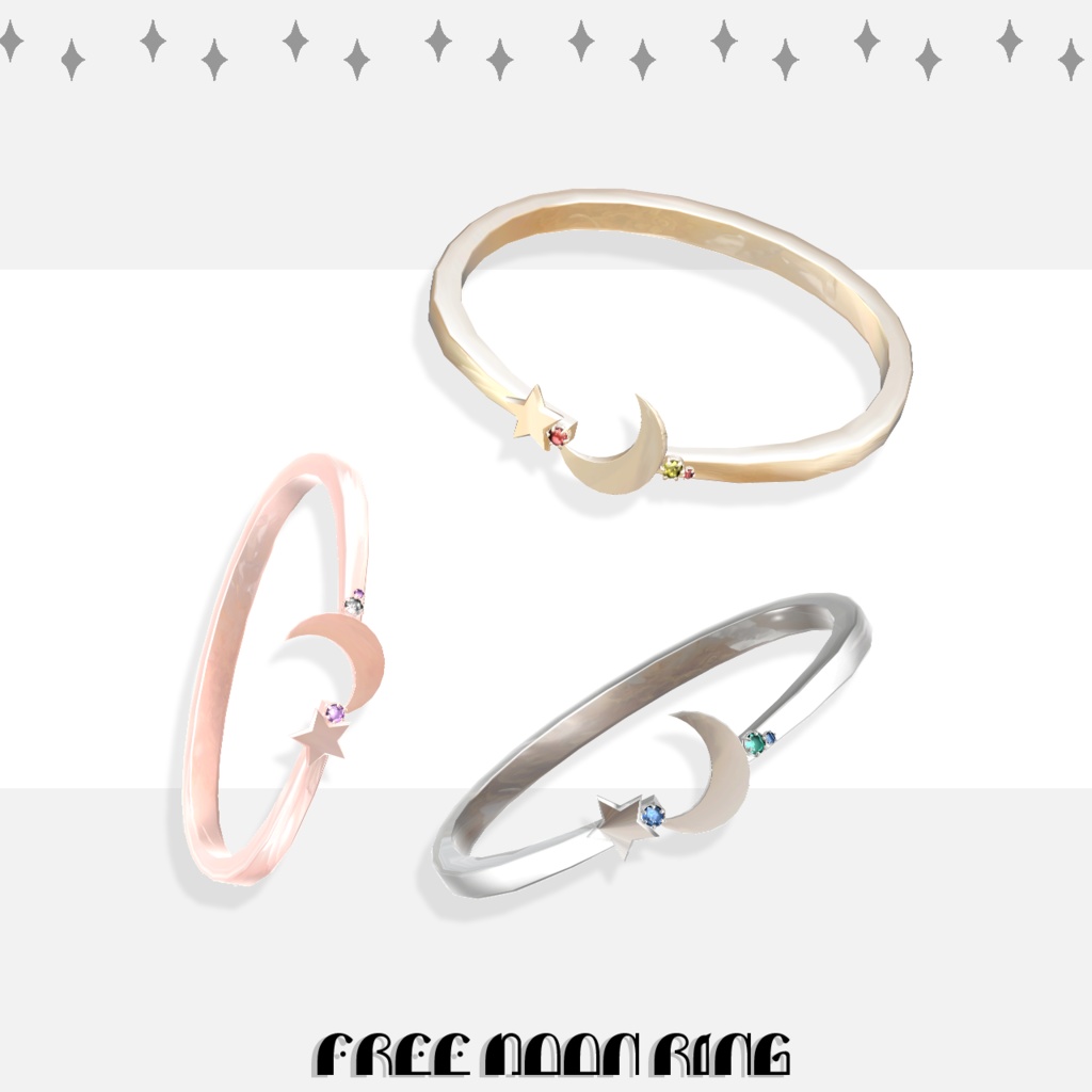 【FREE】Moon_Ring