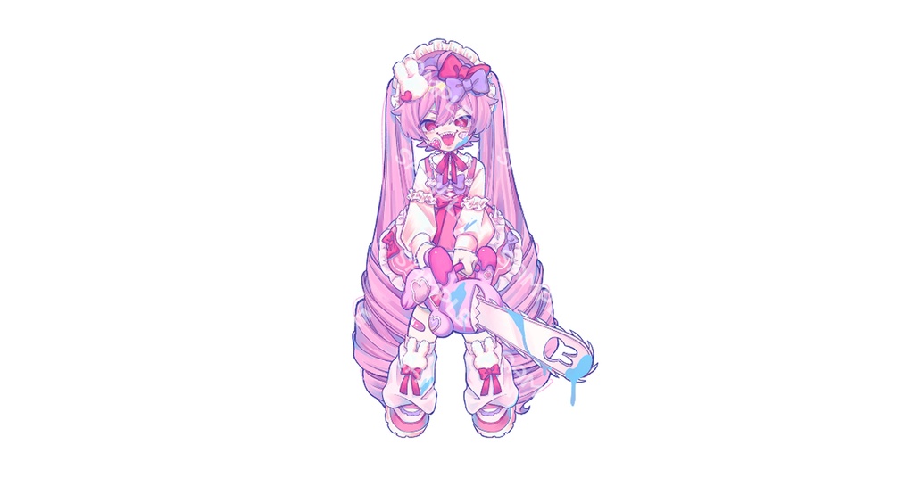 ぴんくちゃん ステッカー