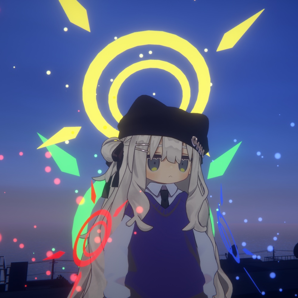 【MA対応】Twin_Ring_Particle【VRChat想定】