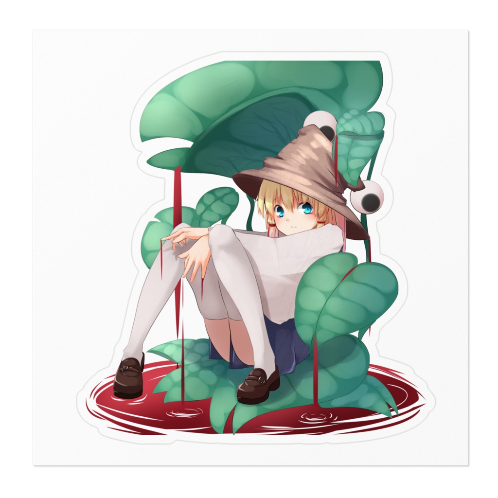 諏訪子さまステッカー