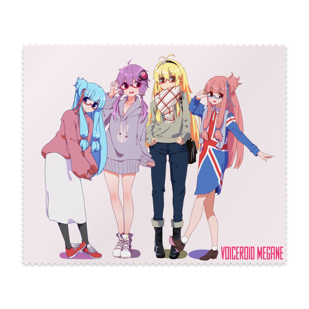 VOICEROIDメガネ拭き