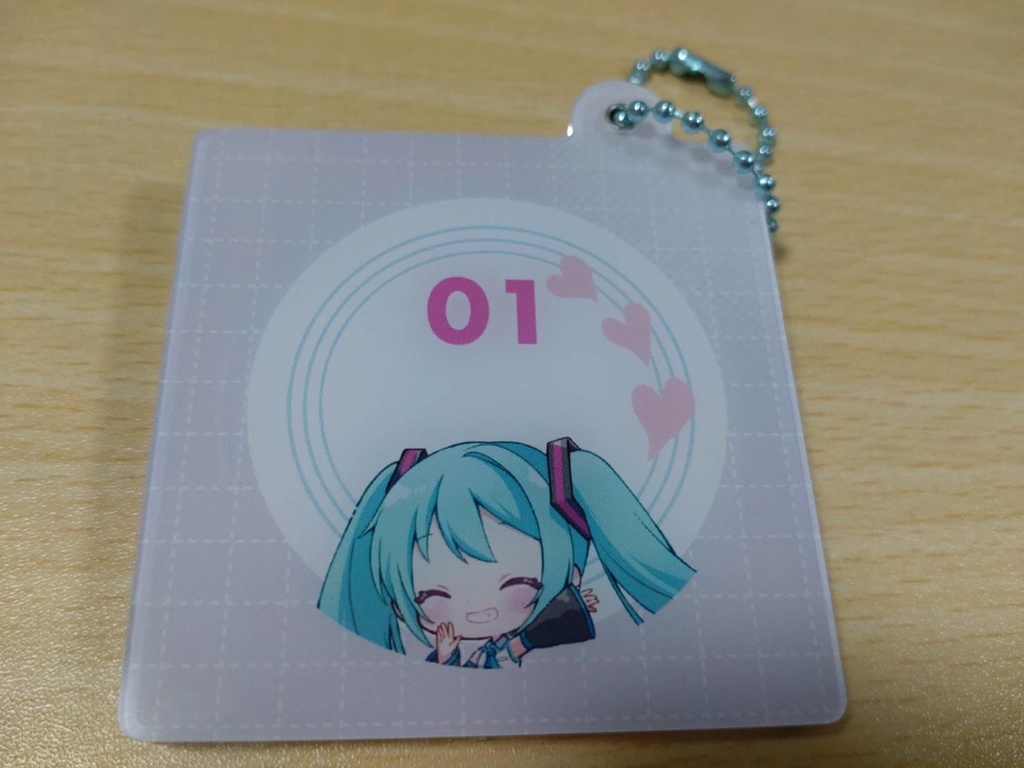 【訳あり+くじ付き】初音ミクCDアクリルキーホルダー