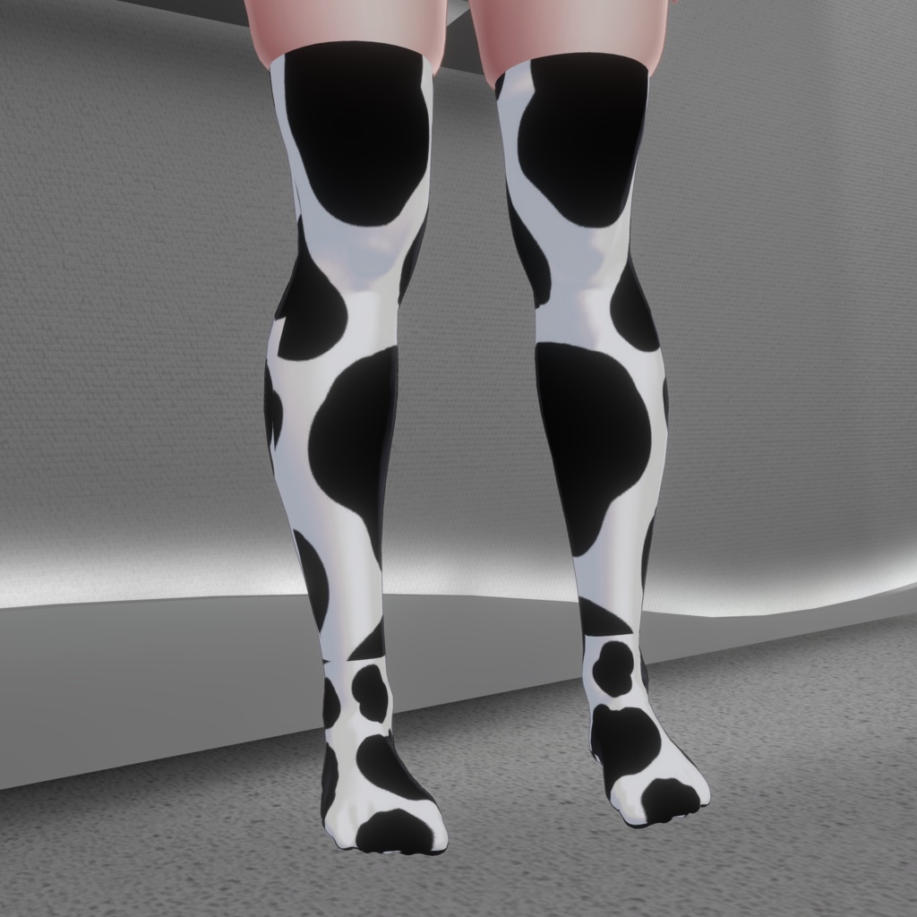 クマリちゃんの下着を牛柄ビキニにするテクスチャ