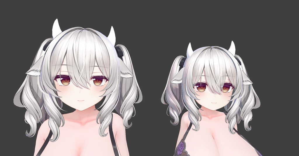 ちび巨乳ミルティナPrefab+表情14個 【トランジスタグラマー】