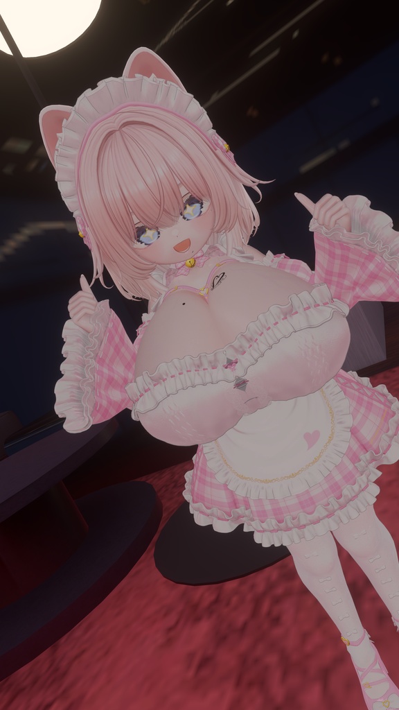 ちび巨乳イチゴPrefab+表情14個 【トランジスタグラマー】
