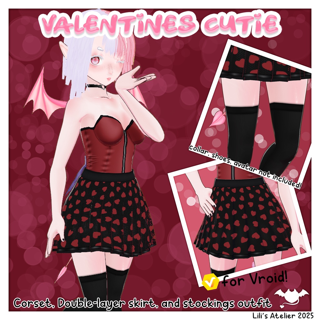【VRoid】 Valentines Cutie Outfit