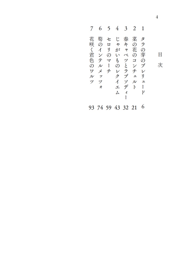 春の歌【みか宗】