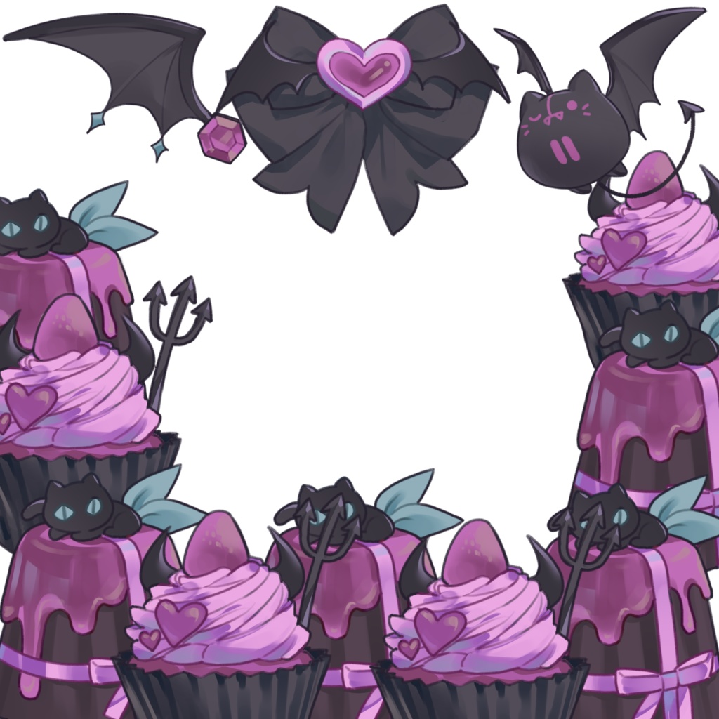 ハロウィン　アイコンリング　悪魔ver