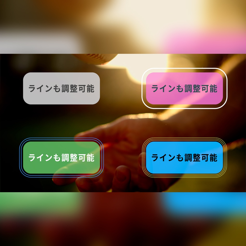 シンプルな箇条書きテロップ