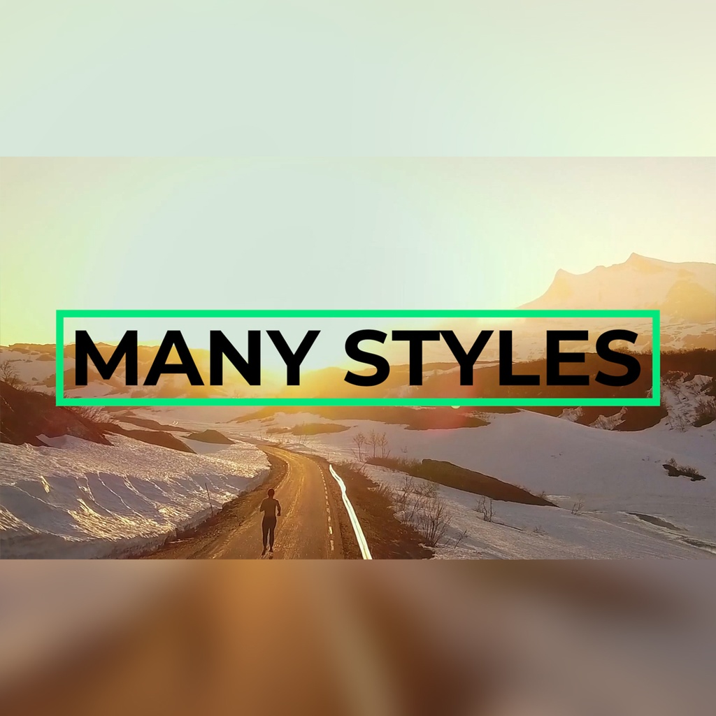 キューブが回転するタイトル