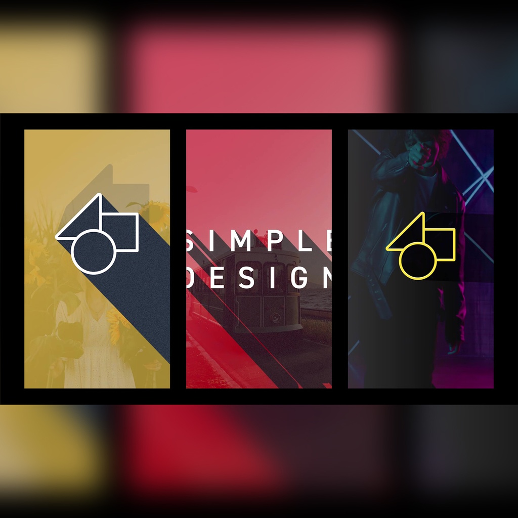 【縦】クールなロングシャドウのタイトル