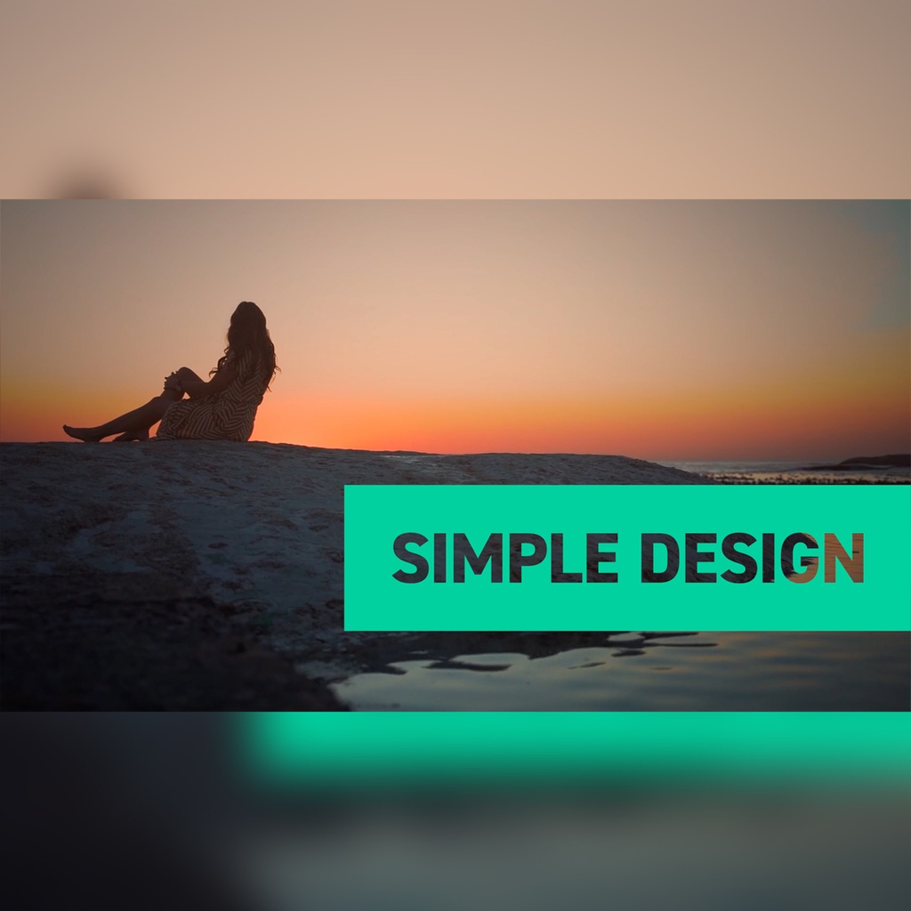 スムーズにワイプするタイトル