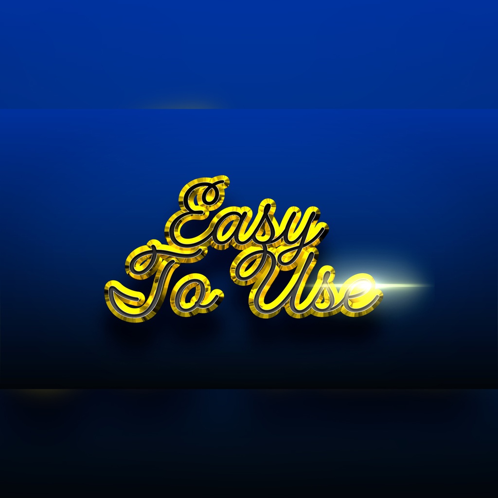 スタイリッシュな3Dタイトル