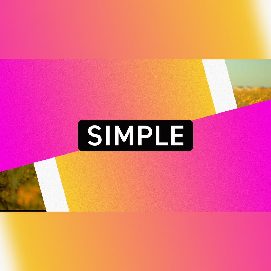 スライドするテキスト付きトランジション