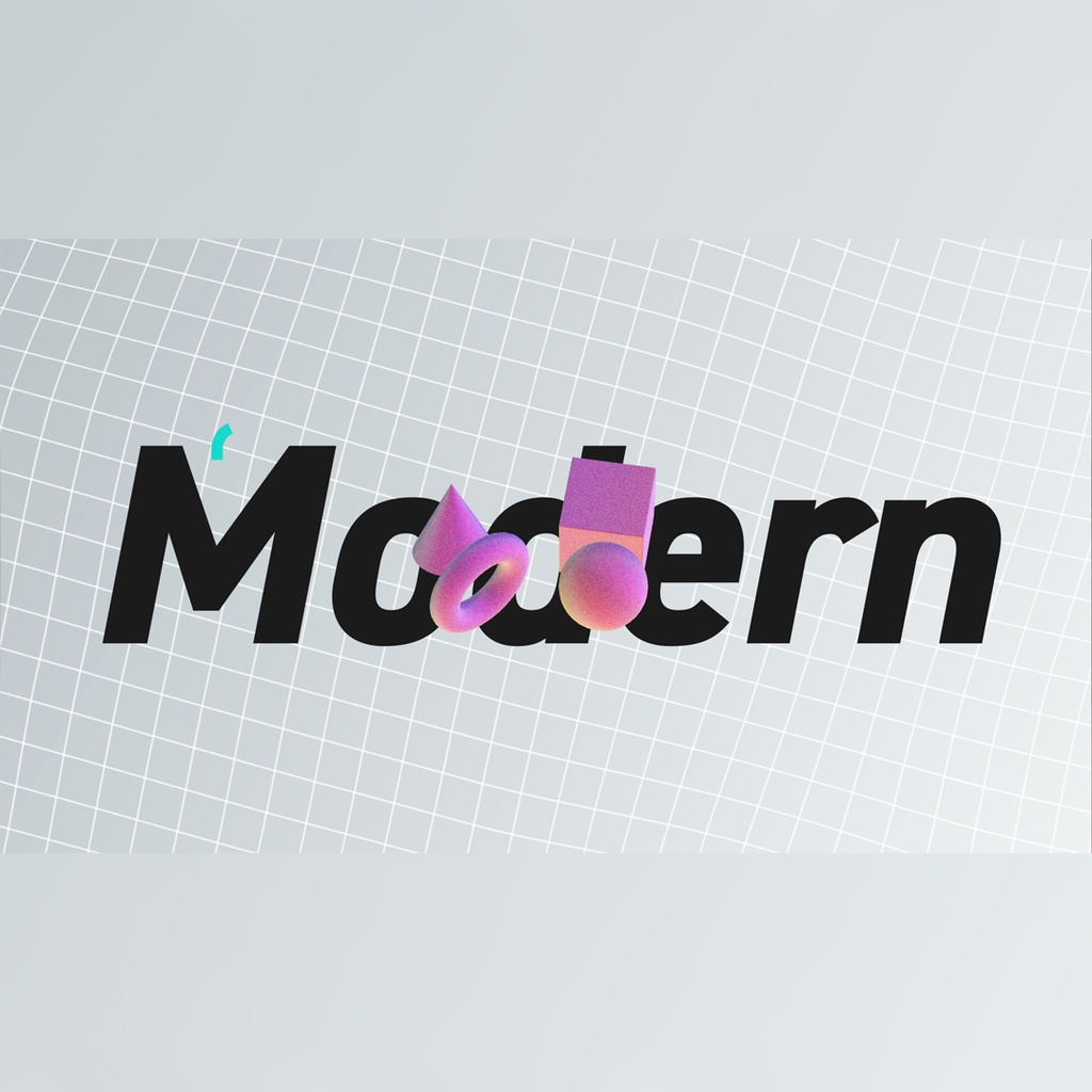 モダンレトロなタイトル