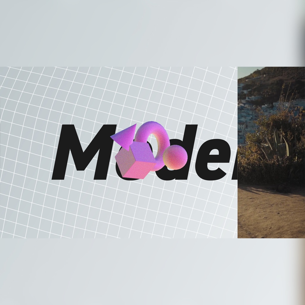 モダンレトロなタイトル