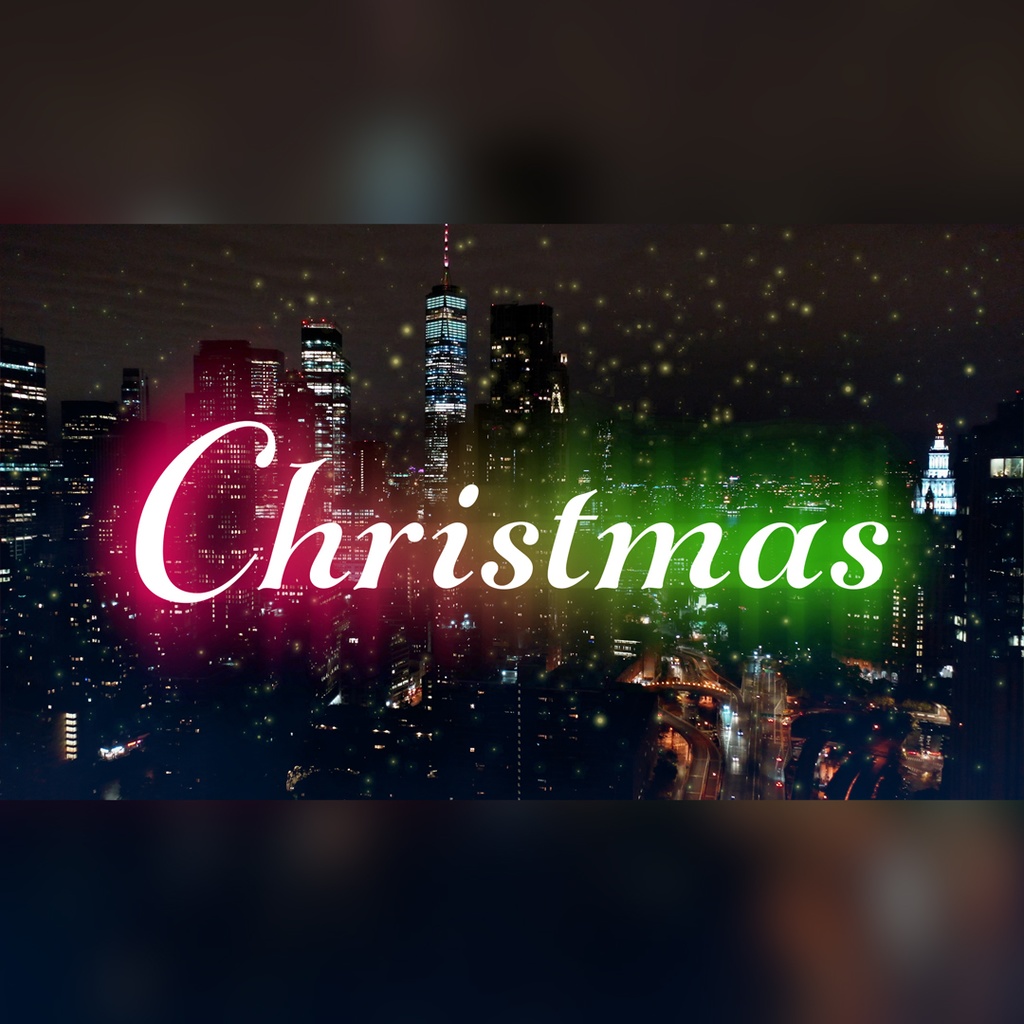 カラフルにキラキラ輝くタイトル