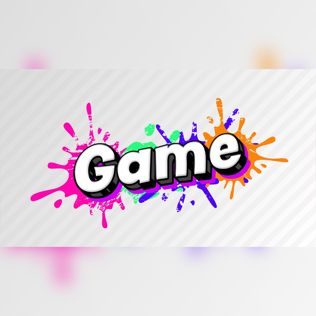 インクが弾けるタイトル