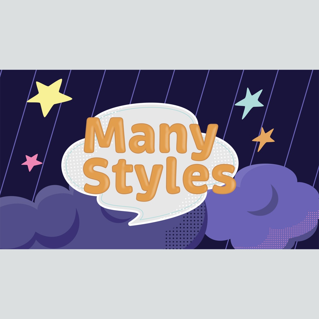 アニメ風の可愛いタイトル