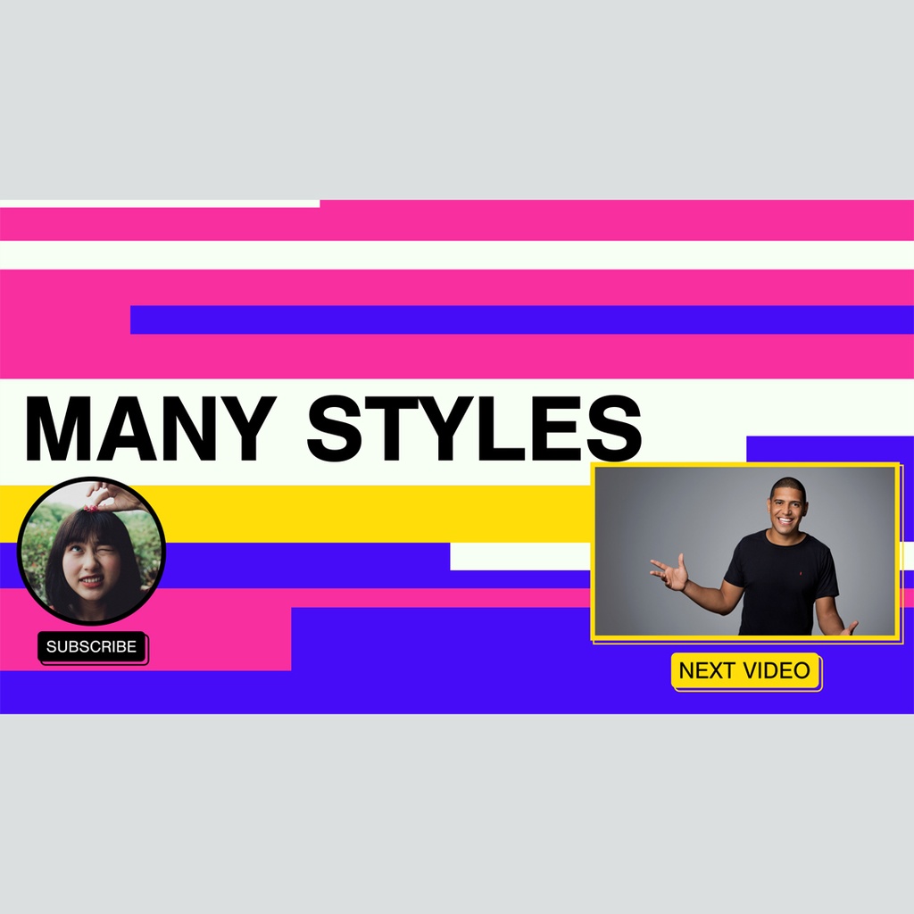 線がワイプする終了画面