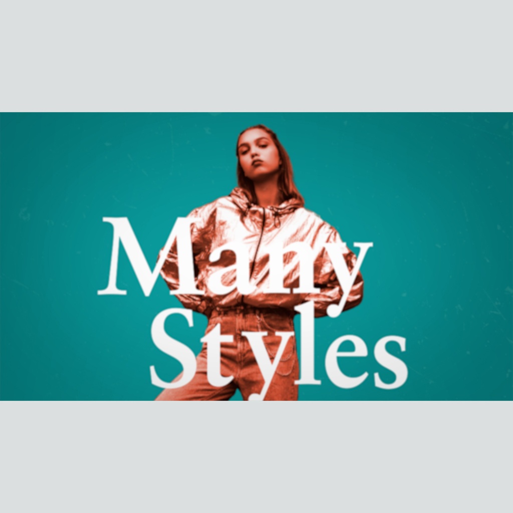 レトロで力強いタイトル