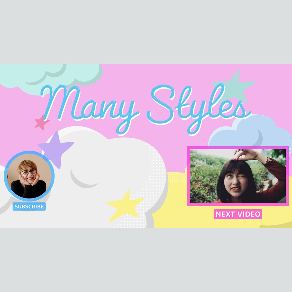 アニメ風の可愛い終了画面