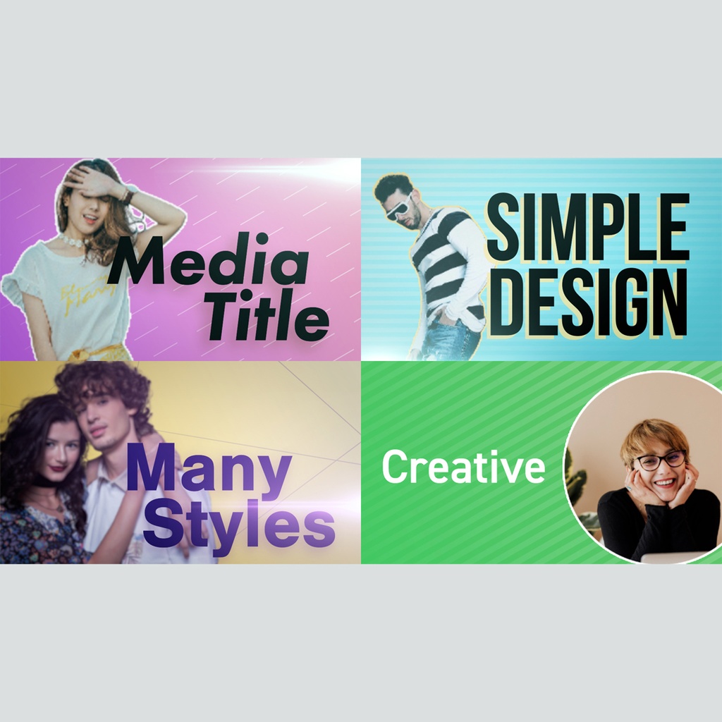 スライドするダイナミックなタイトル