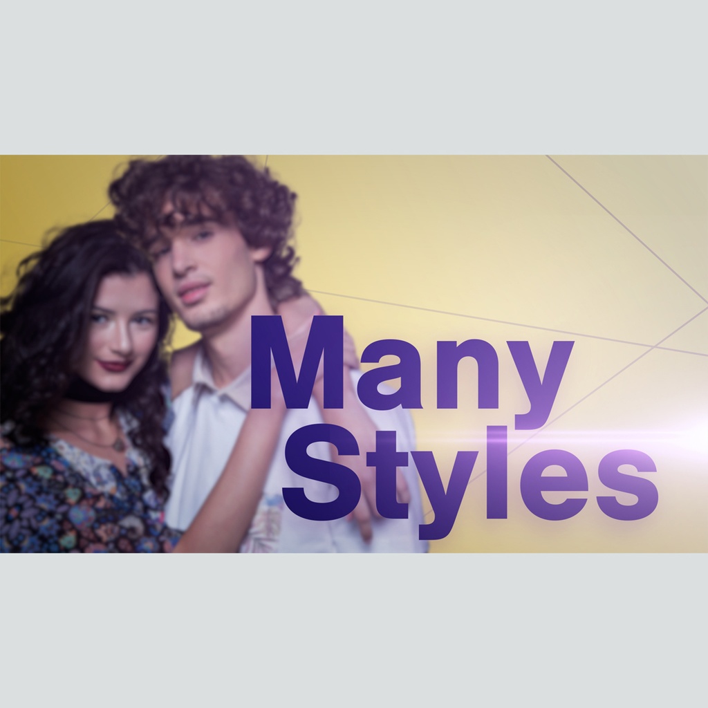 スライドするダイナミックなタイトル