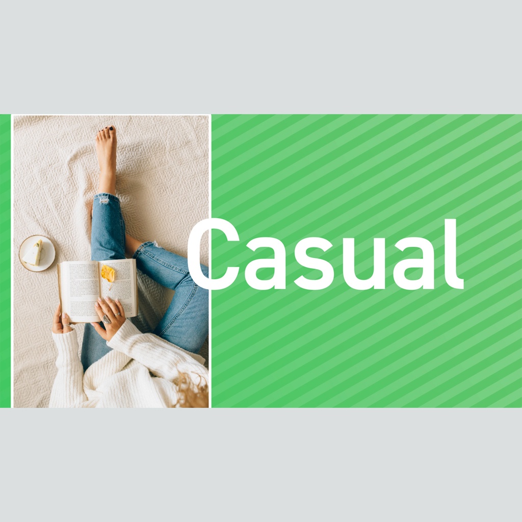 スライドするダイナミックなタイトル