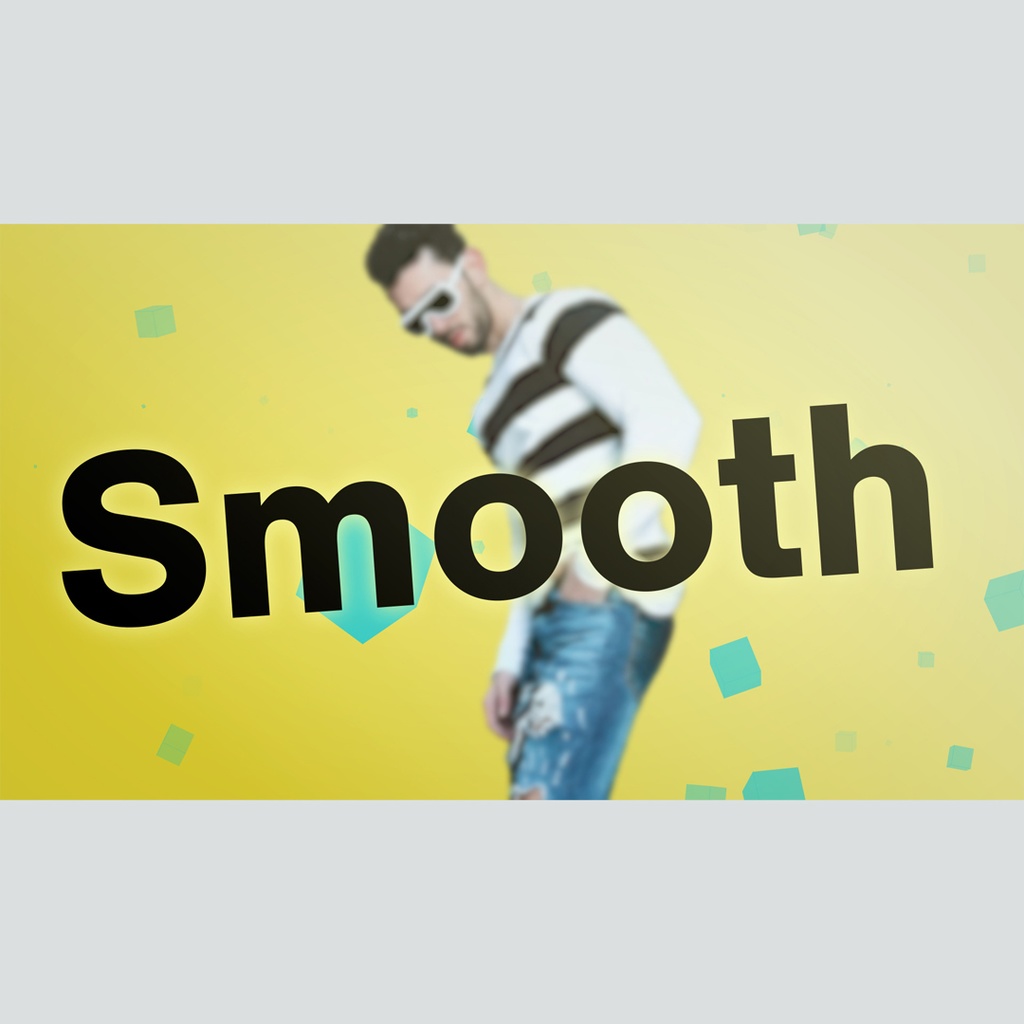 ズームするダイナミックなタイトル