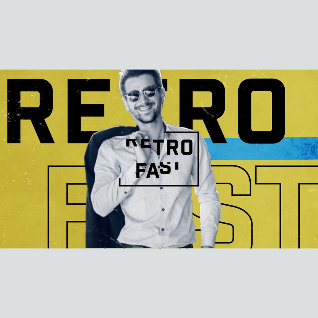 レトロでリズミカルなタイトル