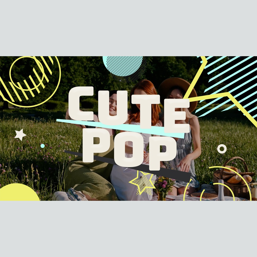 ポップで可愛いタイトル