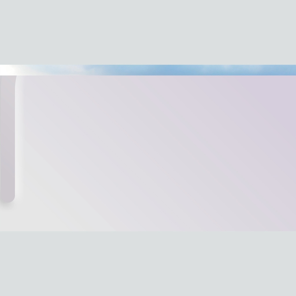 立体的で柔らかな質感のタイトル