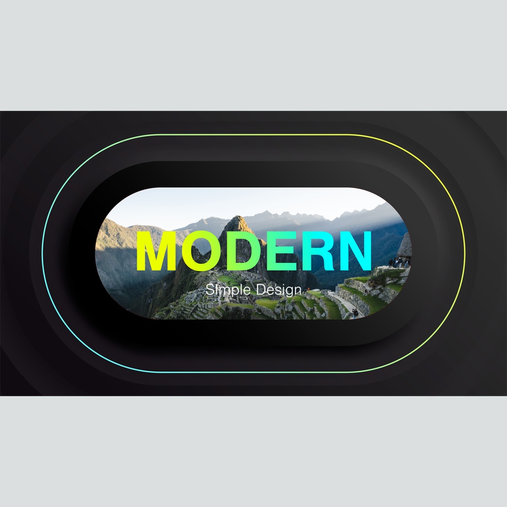 立体的で柔らかな質感のタイトル