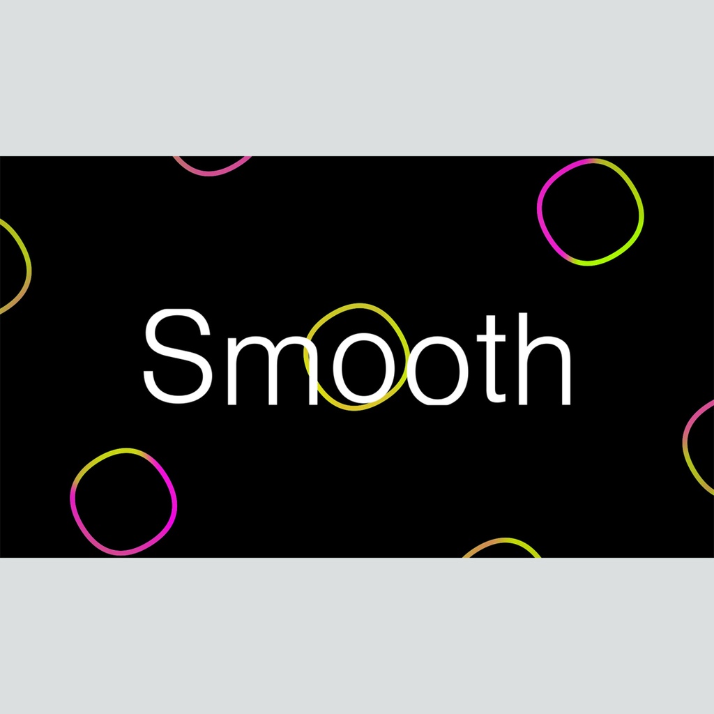 クリエイティブなグラデーションのタイトル