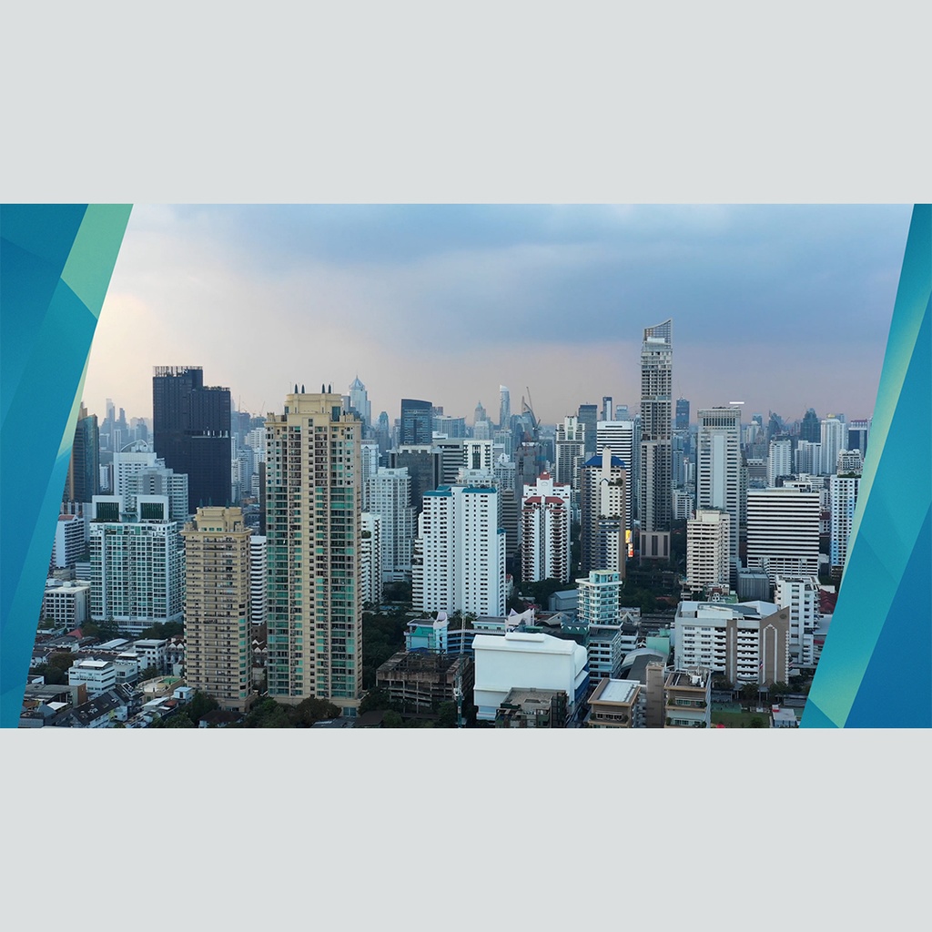 カラフルなストライプのタイトル