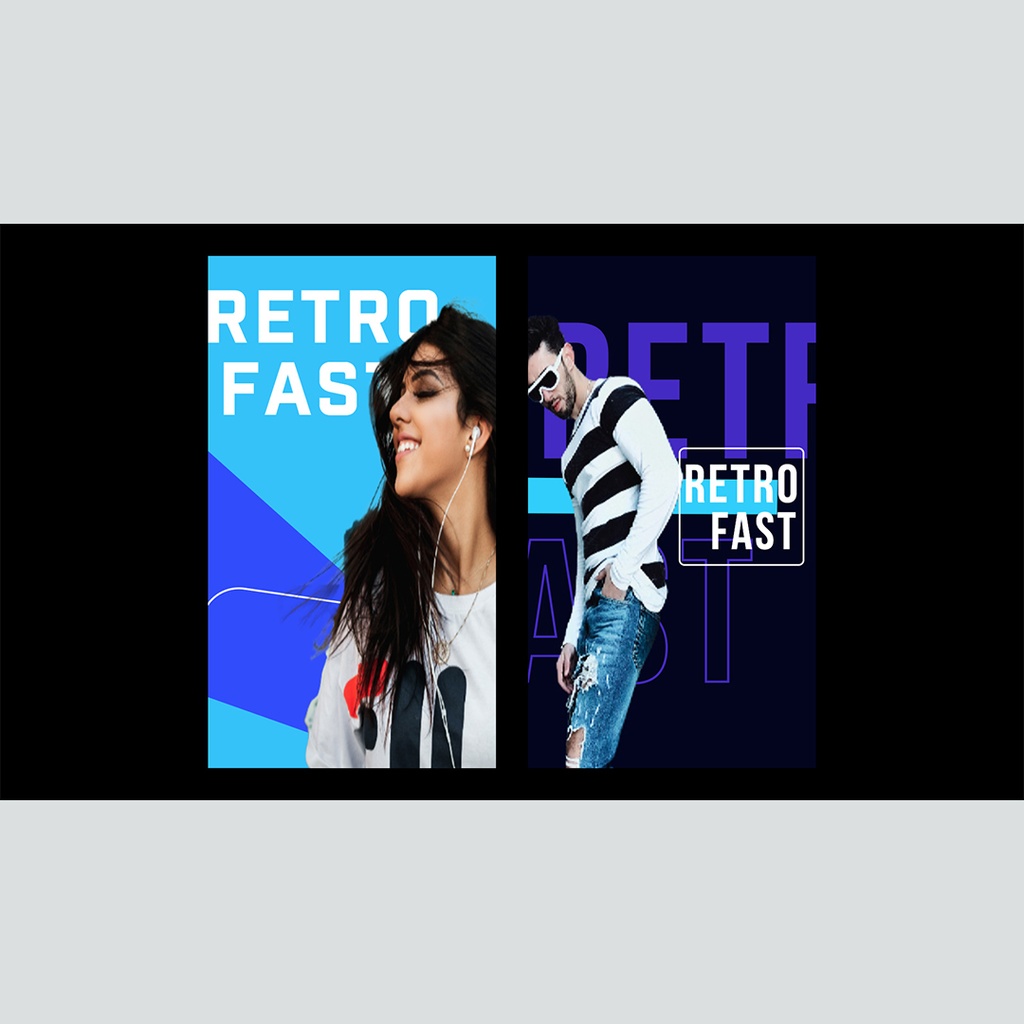 【縦】レトロでリズミカルなタイトル