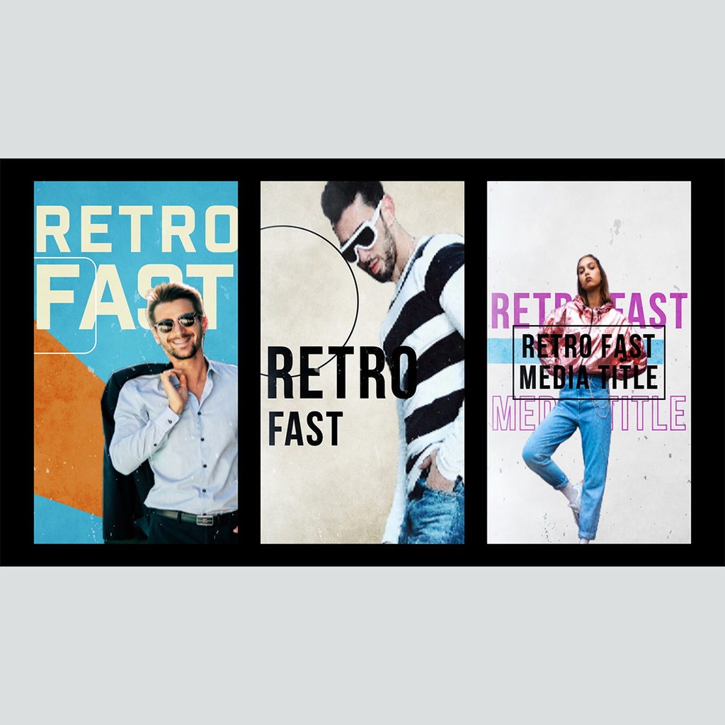 【縦】レトロでリズミカルなタイトル