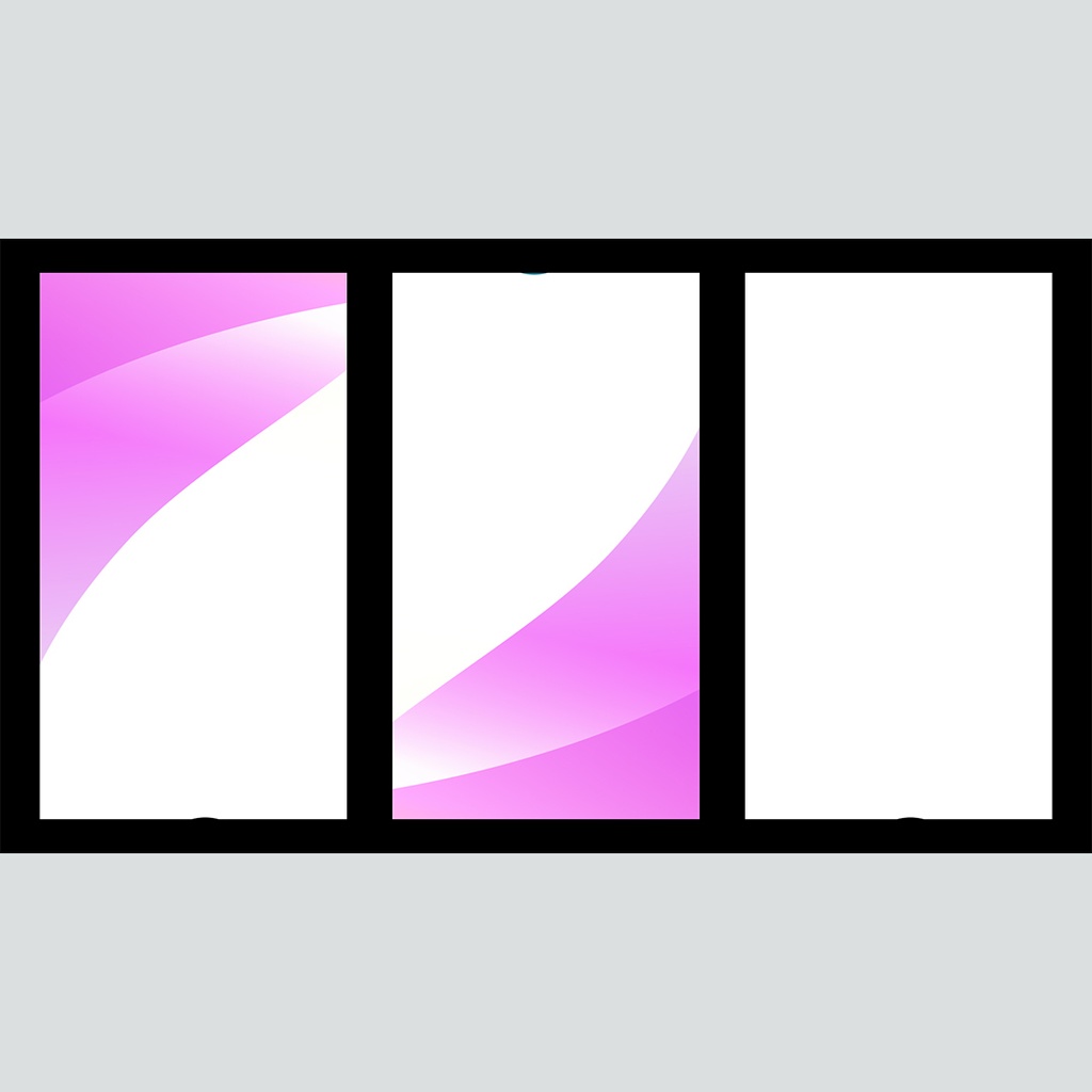 【縦】カラフルな流れるトランジション