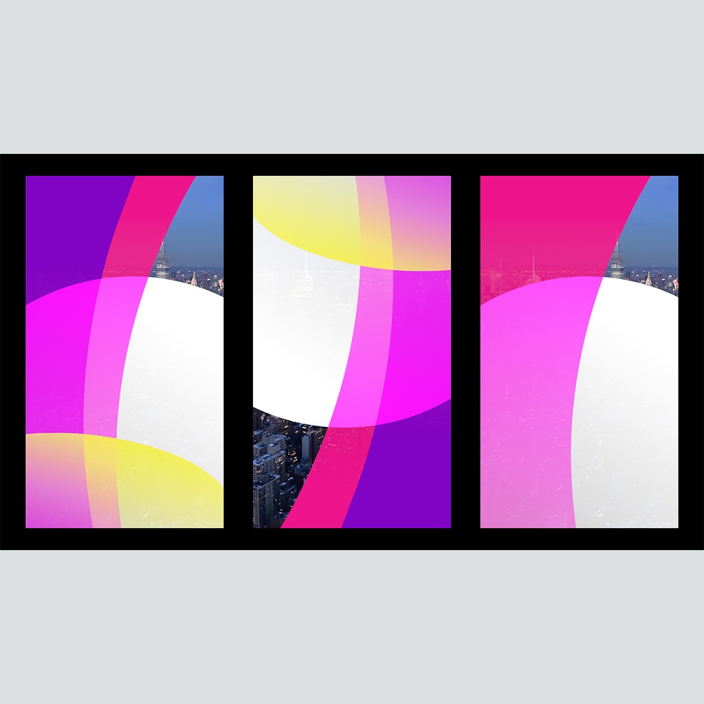 【縦】カラフルな流れるトランジション