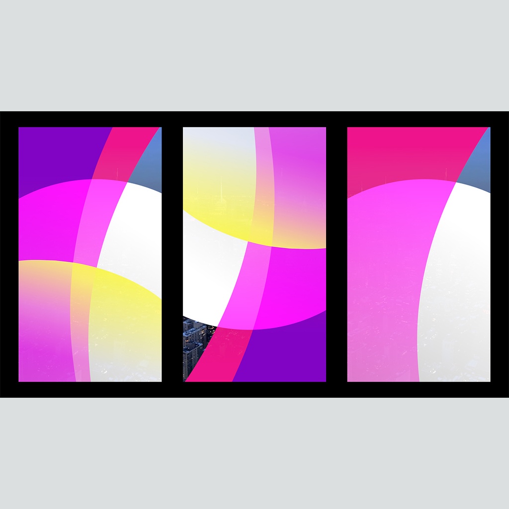 【縦】カラフルな流れるトランジション