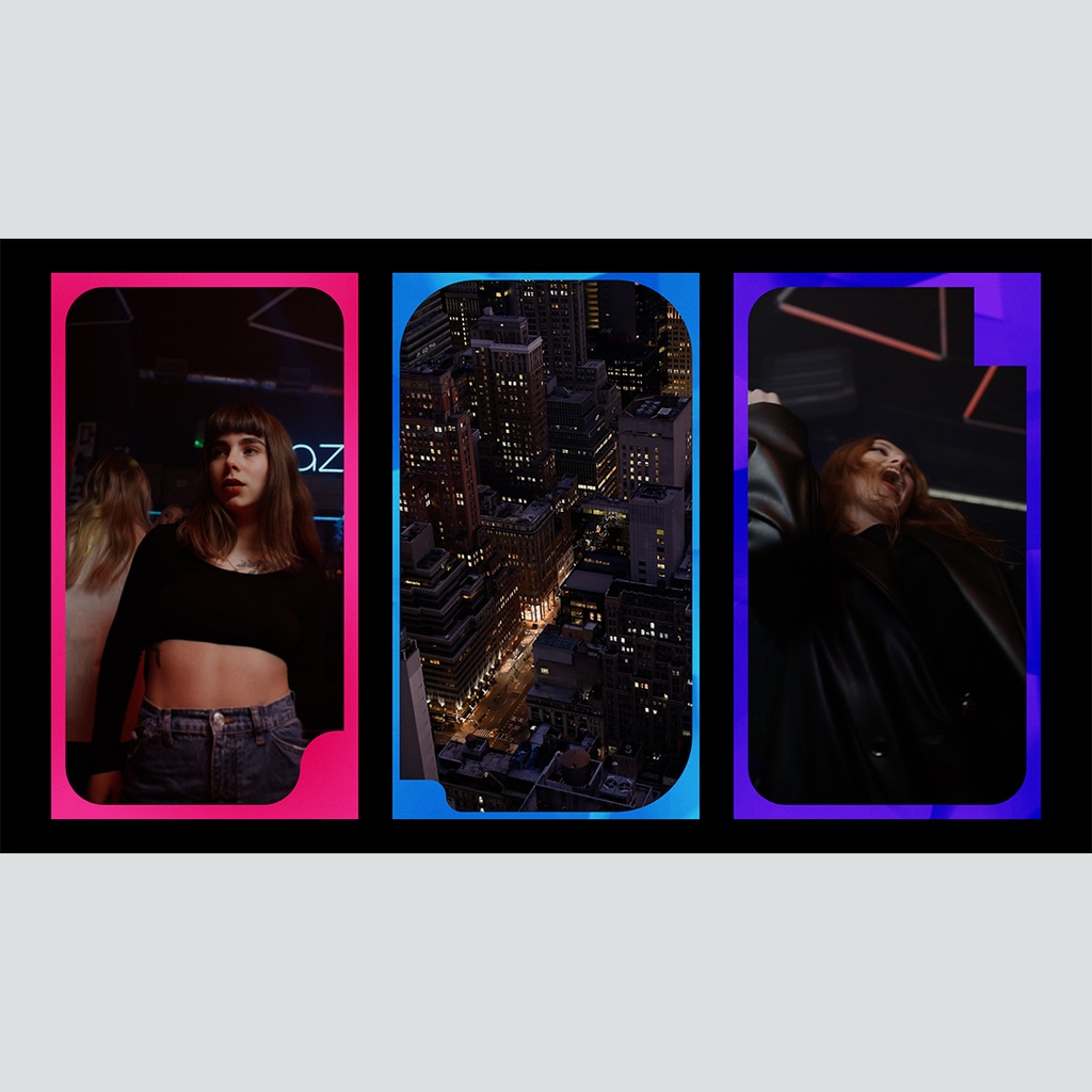 【縦】シンプルなテロップ付きフレーム